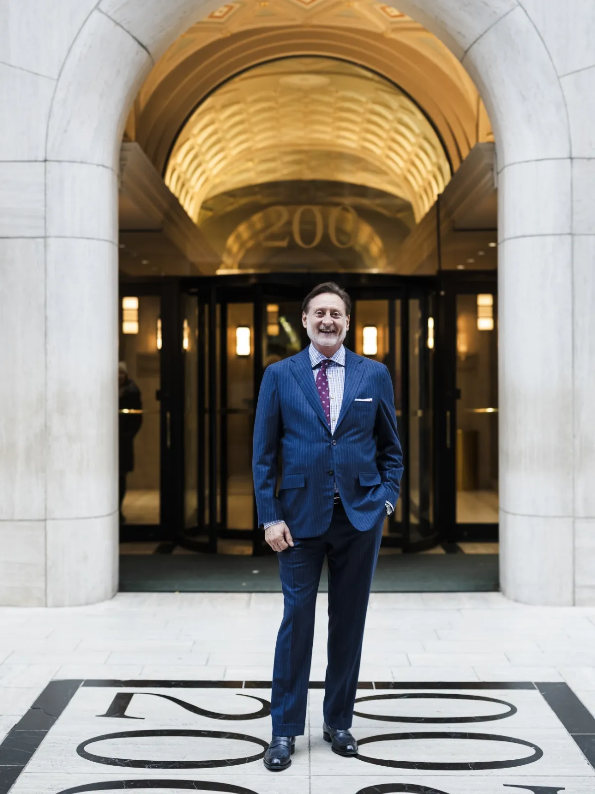 Dr. Cole standing outside of his clinic building in NYC