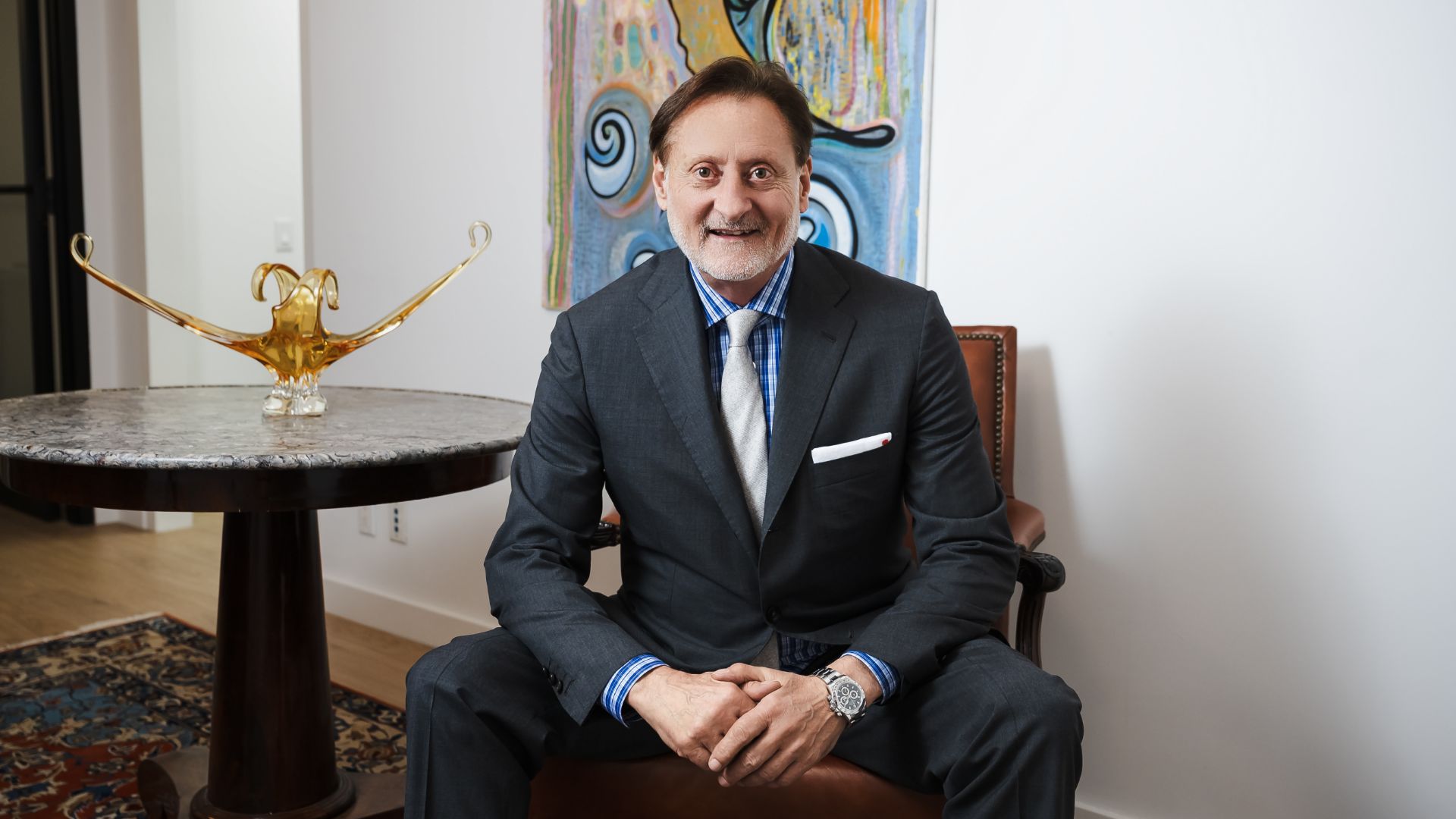 Dr. John Cole at his practice